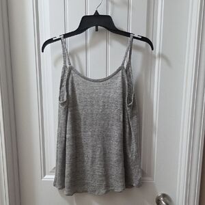 Chaser Heather Gray Spaghetti Strap Flowy Camisole